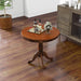 DarkWalnut Round Dining Table 32InchDiameter ProFinish