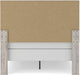 Signature Design by Ashley Jonnifer Full Panel Bed Frame, Light Gray Bedroom Furniture with Panel Headboard, Engineered Wood and Decorative Laminate, Relaxed Casual Style