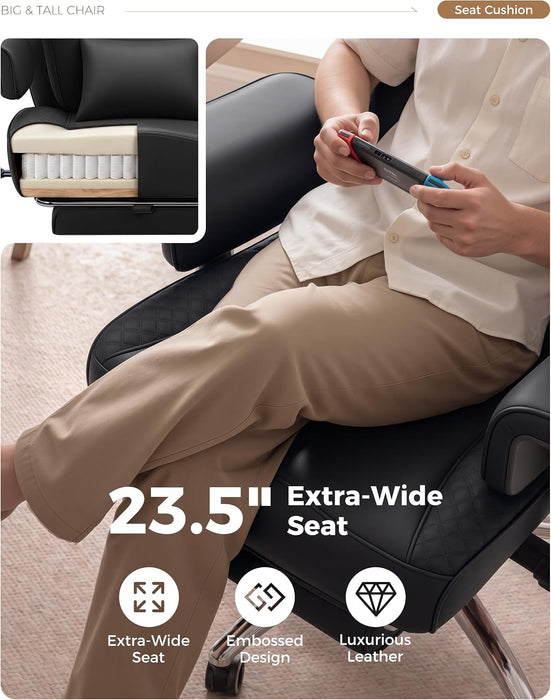 Big and Tall Office Chair, High Back Ergonomic Desk Chair