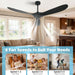 60Inch Outdoor Smart Ceiling Fan VoiceControl Remote
