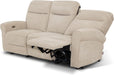 87.8" Wall Hugger Power Reclining Sofa with Drop down Table, 3-Seater Recliner Couch for Small Spaces Living Room RV, USB Ports, Fabric PR635M3 (Beige)