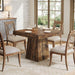 Square Dining Table for 4, 31.5" Farmhouse Small Kitchen Table