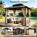 10x10 Feet Hardtop Gazebo PremiumQuality Outdoor Patio