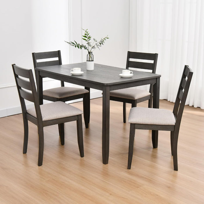 Wooden Dining Chairs Set of 4