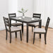 Wooden Dining Chairs Set of 4