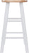 Element Counter Stools, Natural & White, 24", 2 Piece Set