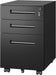 3 Drawer Mobile File Cabinet, Fully Assembled except Casters