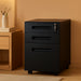 3 Drawer Mobile File Cabinet, Fully Assembled except Casters
