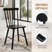 Windsor Dining Chairs Set of 4,Spindle Back Dining Chairs
