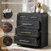 Chest of Drawers, Curved Dresser for Bedroom Small Dressers