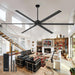 100 Inches Black Reversible Industrial Ceiling Fan