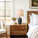 24.5" Vintage Ceramic Table Lamp for Living Room Black Single