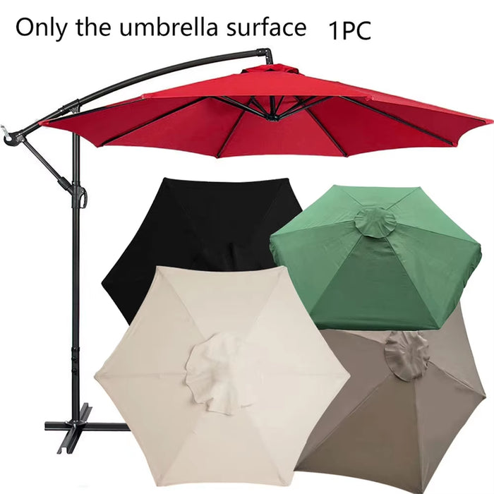 Waterproof Outdoor Garden UV Protection Parasol Sunshade Umbrella Cover Cloth