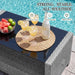 4-Piece Wicker Outdoor Patio Furniture Set with Table