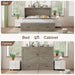 Grey Queen Murphy Cabinet Bed With GenerousStorage