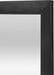 13X49 Black Rectangle Large Wall Mirror for Bathroom or Living Room