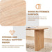 70.8" Oval Table for 4 6 Person, Modern Farmhouse Kitchen Dinner Table for Living Receiption Room, Natural