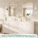Bathroom Vanity Mirror Frameless with 1" Beveled Edge 24X36 In