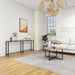 Sofa Tables Console Table with USB Ports,Behind Couch Table with Oulets & USB Ports,Narrow Entryway Table, Skinny Hallway Tables,Grey