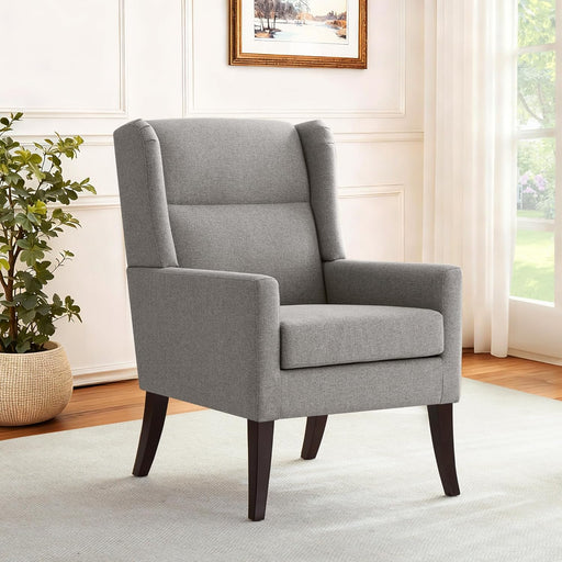 Grey Armchair HighBack CommercialGrade For Living Room