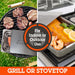 Original Stovetop Smoker - Smoker Box Gift Set W/Oak, Apple, Hickory Wood Chips & Recipes- Indoor Outdoor Use on Any Heat for Smoking Meats, Veggies & Seafood - Grilling Gift for Father'S Day