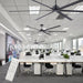 Black 120 Inch Reinforced Multipurpose Ceiling Fan