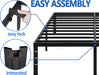 Metal Bed Frame,Full Size Bed Frame with Storage Space,18 Inch