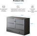 Queen Murphy Bed Cabinet SpaceSavingDesign USB Charging