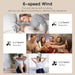Retractable Ceiling Fan with Lights Remote Control,42'' Low Profile Ceiling Fan with Retractable Blades,Dimmable Full Spectrum,Modern Fandelier for Living Room Dinning Room Bedroom,Black