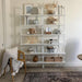 Matte White IndustrialGrade Bookshelf With Six Shelves