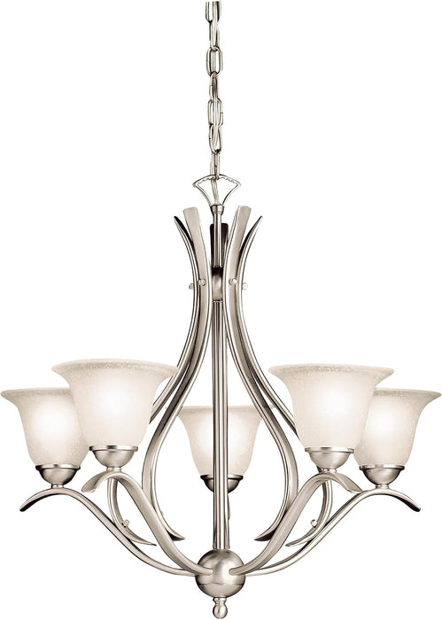 Dover 5-Light Chandelier, Brushed Nickel