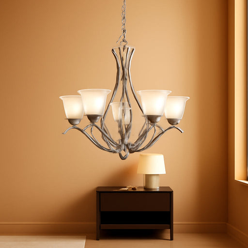 Dover 5-Light Chandelier, Brushed Nickel