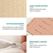 L-Shaped Rattan Patio Furniture Set Light Brown Beige