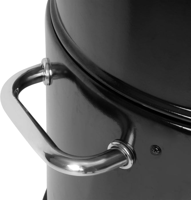 4 Tier Vertical Freestanding Charcoal Smoker Portable BBQ Grill with Temperature Gauge for Outdoors, 564 Square Inch Cooking Area, Black