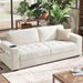 70" Beige Loveseat with USB & Type-C