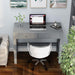 Home Office Desk Writing Computer Table Modern Design Desk with Drawers (Grey)