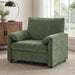 Green Luxurious Oversized Armchair With Deep Cushions