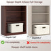 5- Shelf Bookcase, Wood Book Shelf with Bookshelves