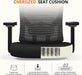 500 Lbs Big and Tall Office Chair with Spring-Supported for Heavy People