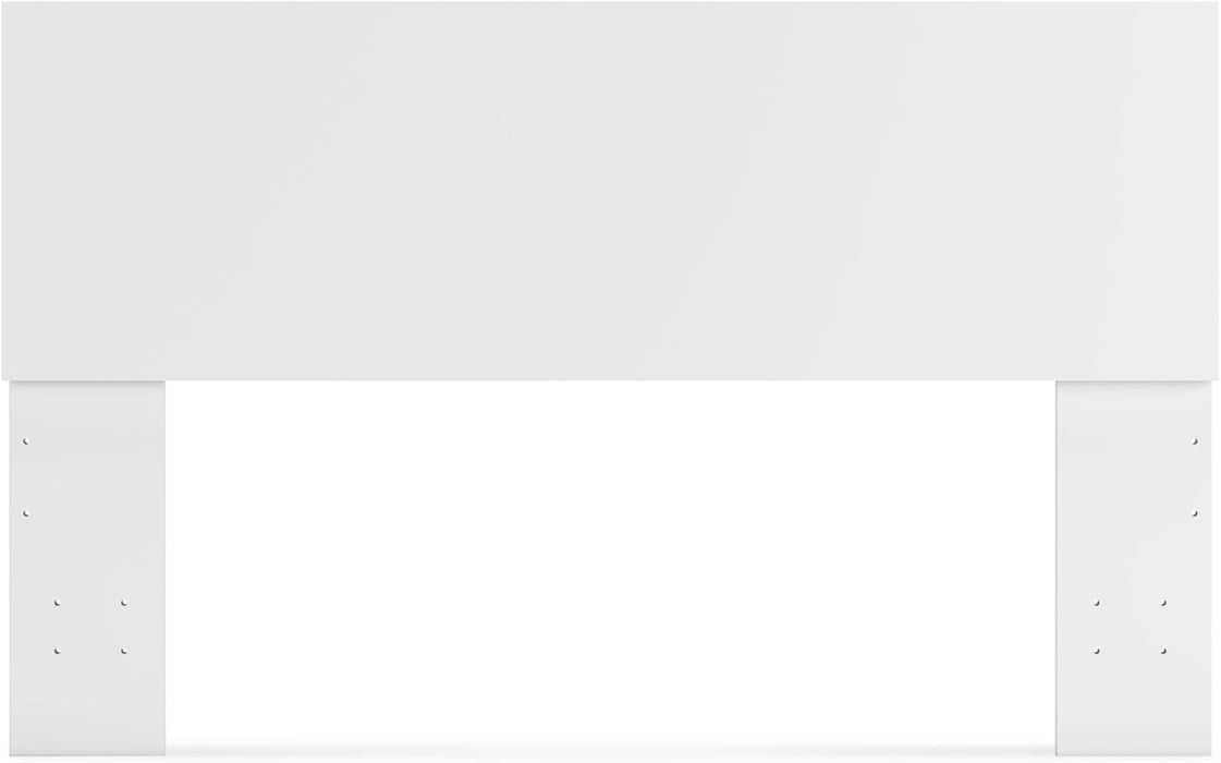 Onita Contemporary Adjustable Height Panel Headboard for Bedroom, Queen, White