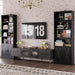 70-Inch Tall Industrial-Grade 6-Shelf Bookcases With Doors