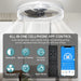 Low Profile Ceiling Fan with Lights: Modern Flush Mount Ceiling Fans with Lights and Remote Control, Dimmable LED 3 Color 6 Speeds Timing Reversible Blades Ceiling Fans for Bedroom Living Room, White