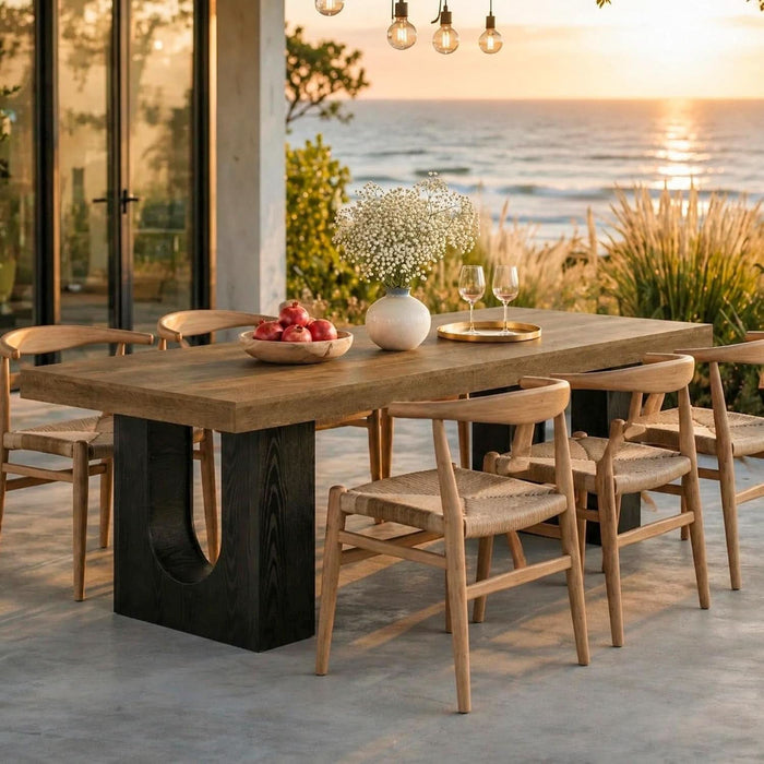 78.7" Rectangular Dining Table for 6-8 People