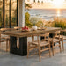 78.7" Rectangular Dining Table for 6-8 People