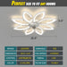 Modern White Compact Ceiling Fan With Dimmable Lighting