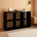 Closetmaid 6 Cube Storage Shelf Organizer Bookshelf with Open Back, Vertical or Horizontal, Easy Assembly, Wood, Black Finish