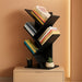 Book Tree Bookshelf, 5-Tier Wood Bookshelf Tree Bookcase for Displaying Books, Cds, Magazines and More at Office, Home or School
