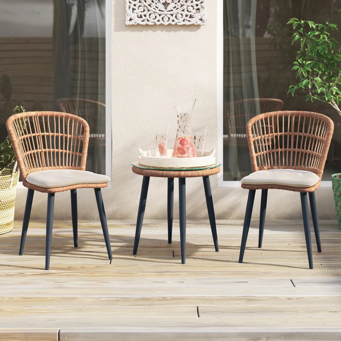 Amari 2 - Person Patio Conversation Sets with Cushions