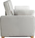 Queen Size Convertible Sleeper Sofa Oyster Upholstery