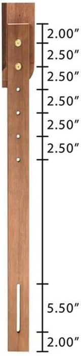 Walnut Finished Wood King Size Headboard